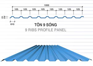 TÔN LẤY SÁNG 9 SÓNG