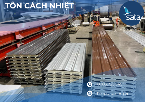 Tôn cách nhiệt Phương Nam được sản xuất với nhiều loại khác nhau gồm tôn xốp PU, tôn Panel, tôn xốp OPP,… 