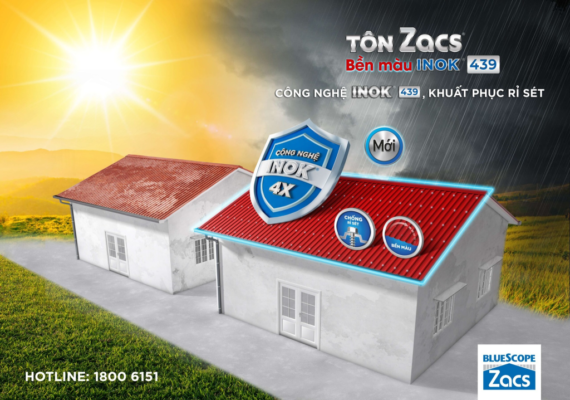 Tôn Zacs Bền Màu