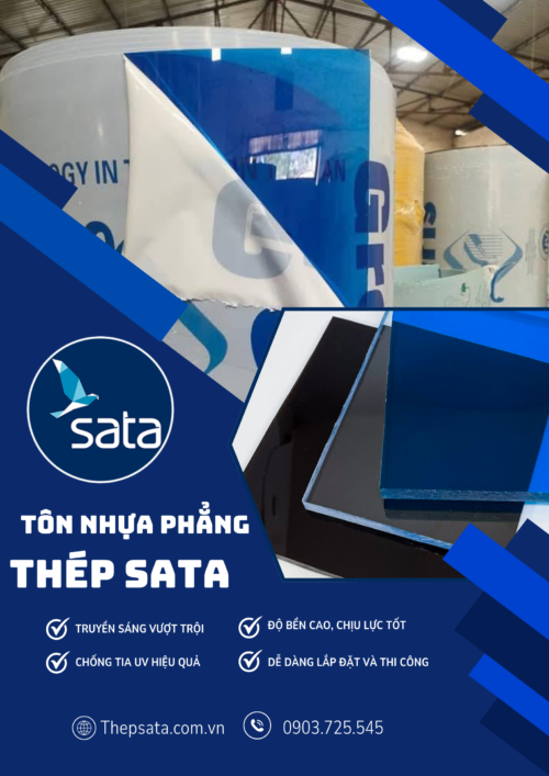 tôn nhựa phẳng
