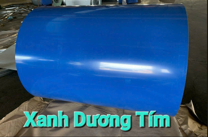 Tôn Máu Xanh Dương Tím AZ150 Tôn Máu Xanh Dương Tím AZ150