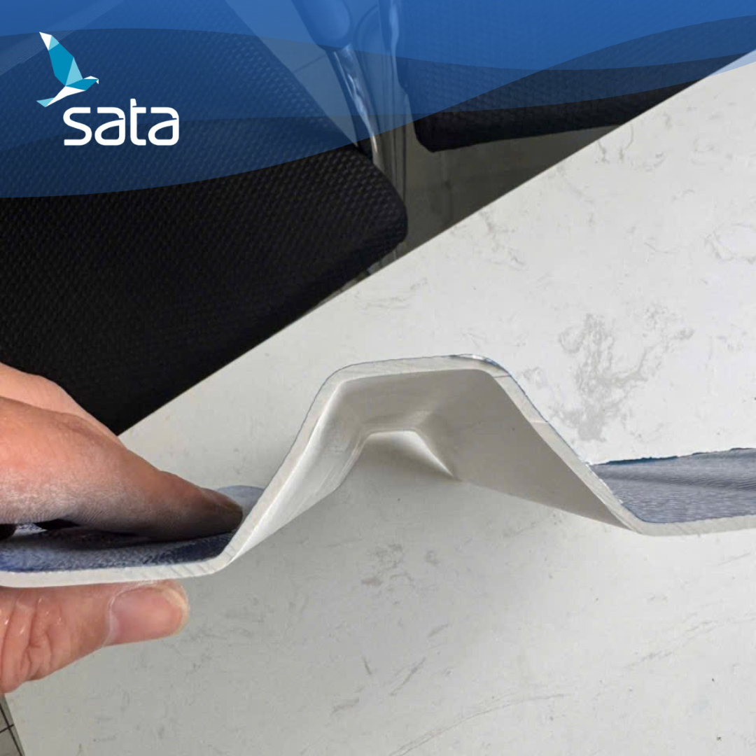 Mặt cắt của tôn nhựa ASA