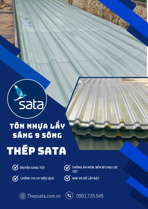 tôn lấy sáng 9 sóng