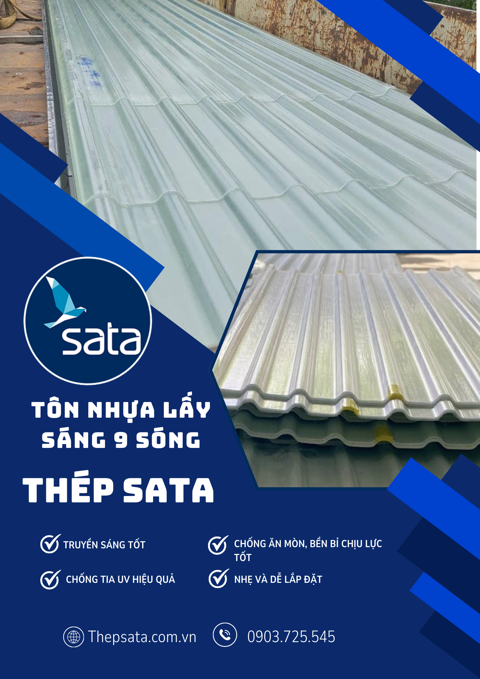 tôn lấy sáng 9 sóng tôn lấy sáng 9 sóng