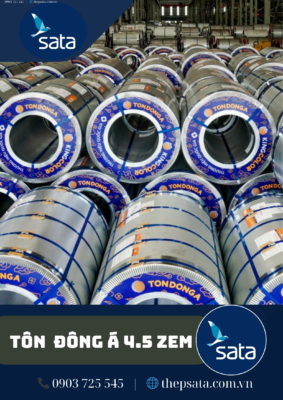GIÁ Tôn Đông Á 4.5 zem