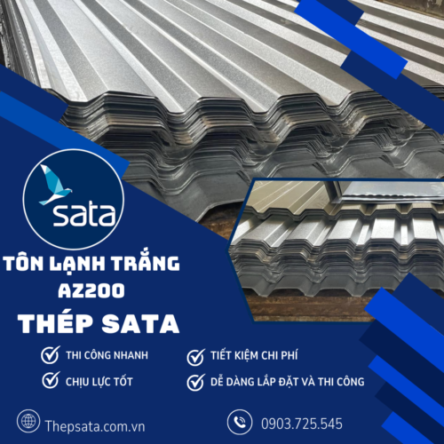  Tôn lạnh trắng AZ200 