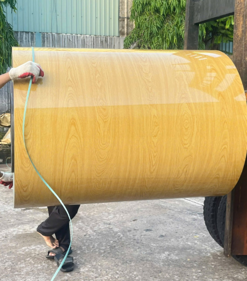 Tôn màu vân gỗ