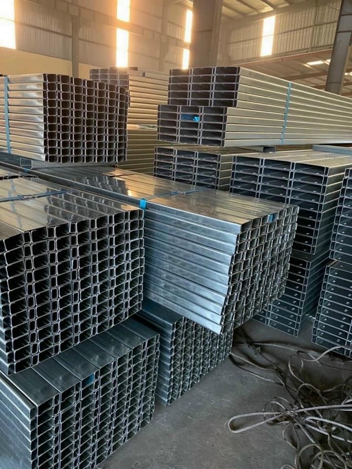 xà gồ C mạ kẽm 5 xà gồ C mạ kẽm
