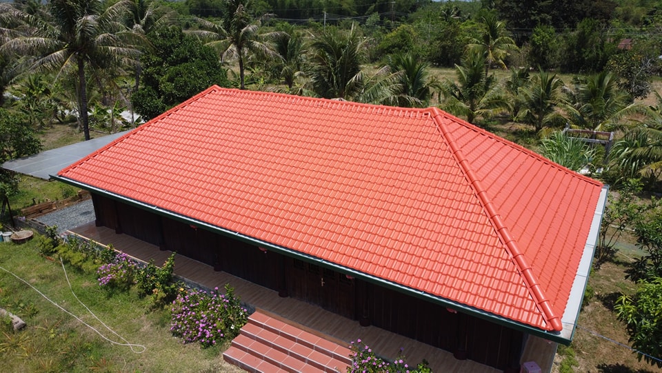 Tôn nhựa giả ngói được ứng dụng trong nhiều công trình dân dụng