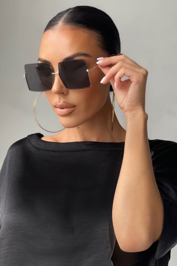 Ambition Polarized Women Black Sunglasses - black shades for ladies