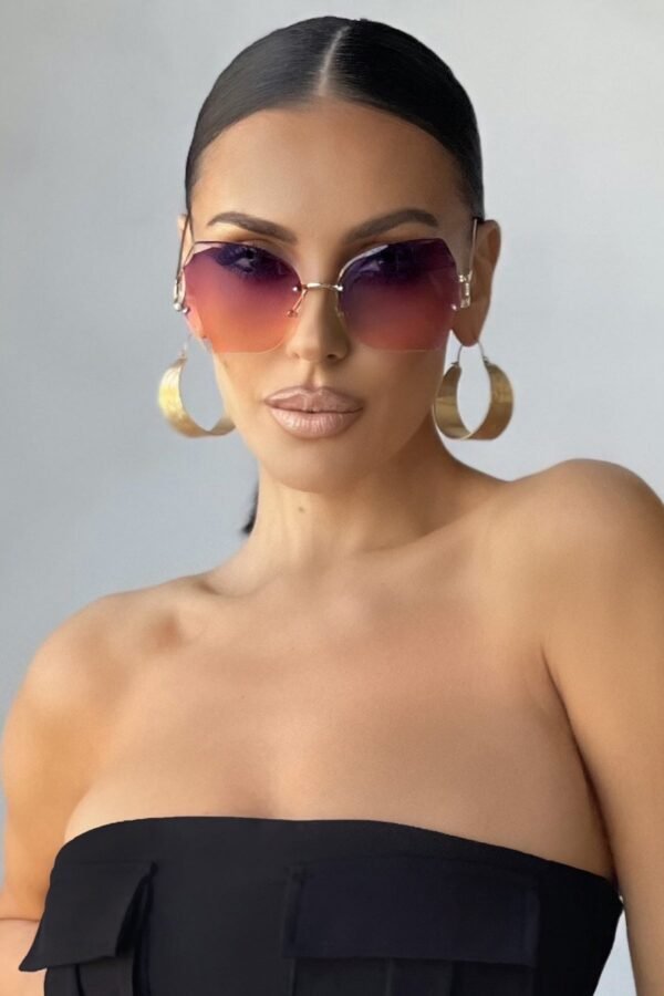 Beauty Curve Purple Sunglasses 1