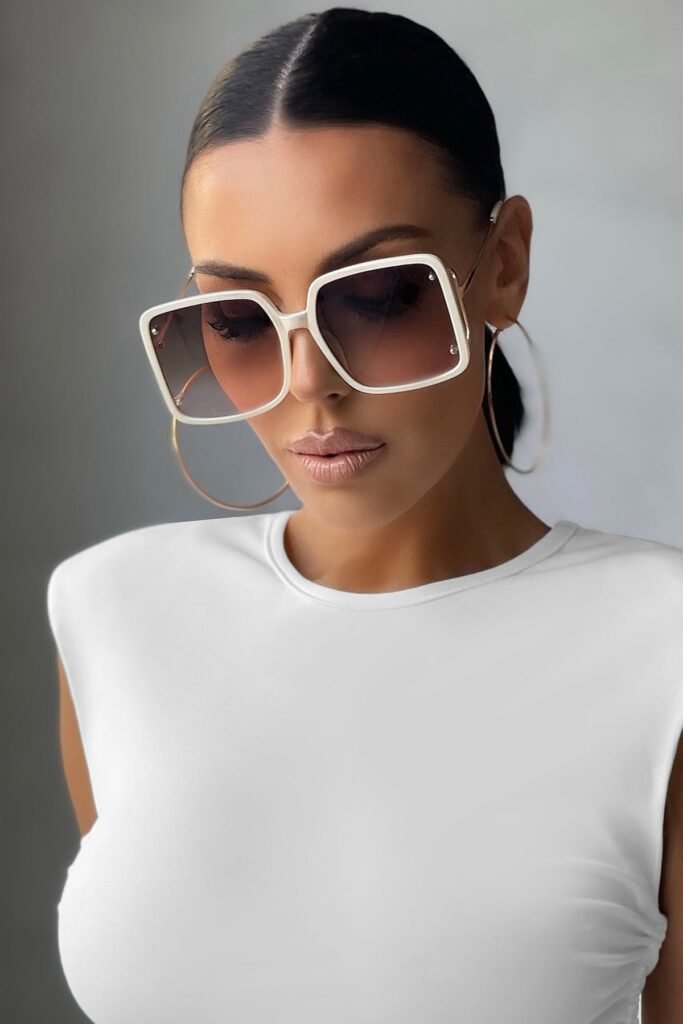 Making Waves White Polarized Women Sunglasses - womens sunglasses south africa luxurious sunglasses polarized sunglasses south africa