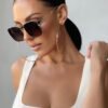 Celeb Status Black Sunglasses Womens Sunglasses 1